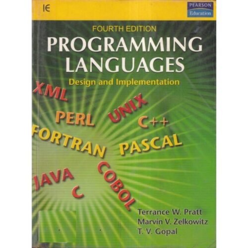 Programming Languages 4th Edition by Zelkowitz